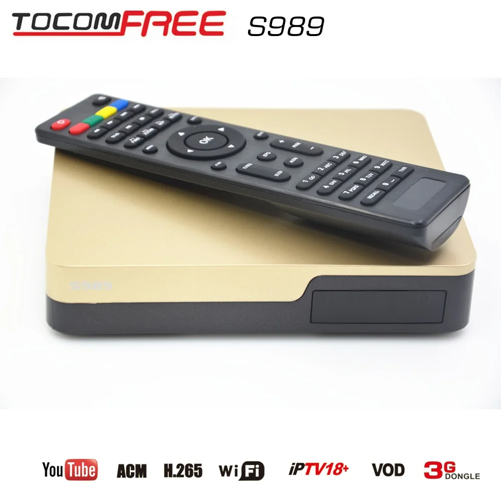 Рецептор de спутник SKS Икс tocomfree S989 Спутниковый Ресивер FTA HD IPTV двойной тюнер Южной