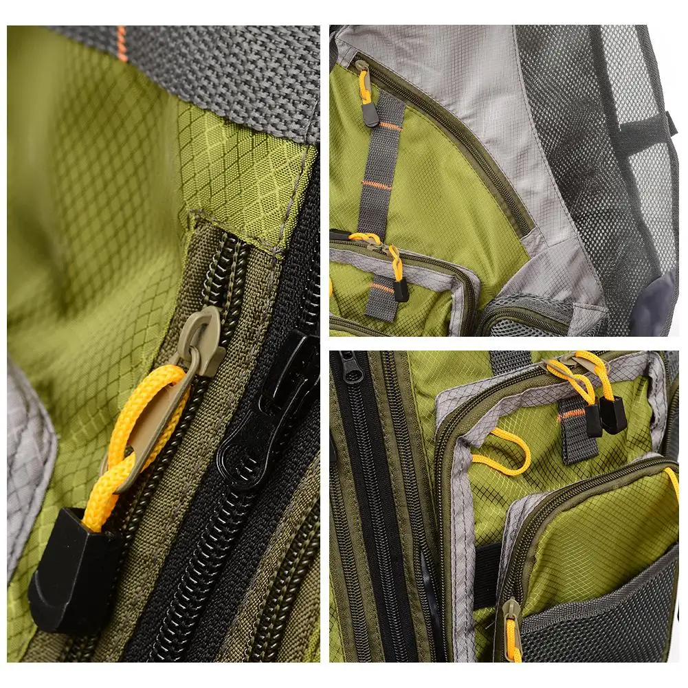 DSstyles Fly рыболовный сетчатый жилет открытый дышащий рюкзак регулируемый размер