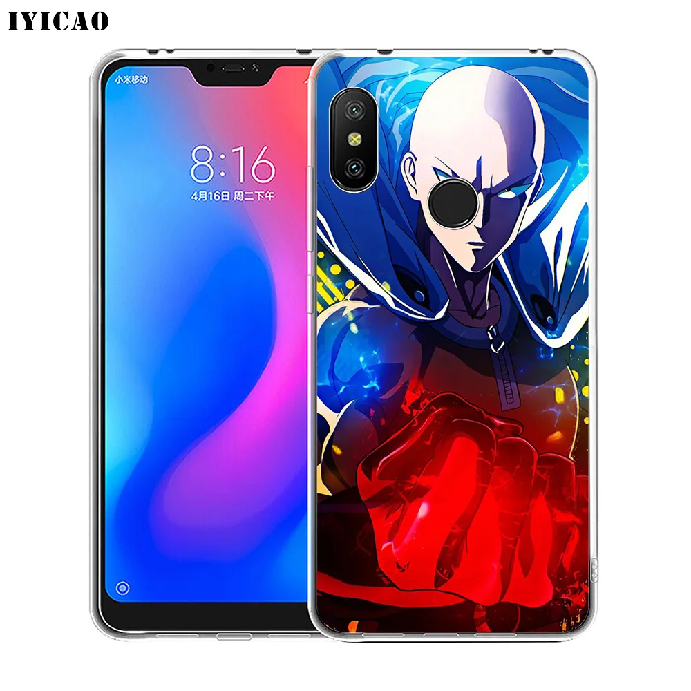 Мягкий силиконовый чехол для телефона IYICAO One Punch Man Saitama Xiaomi Redmi 4A 5A 6A Note 7 6 5 Pro Plus 4X