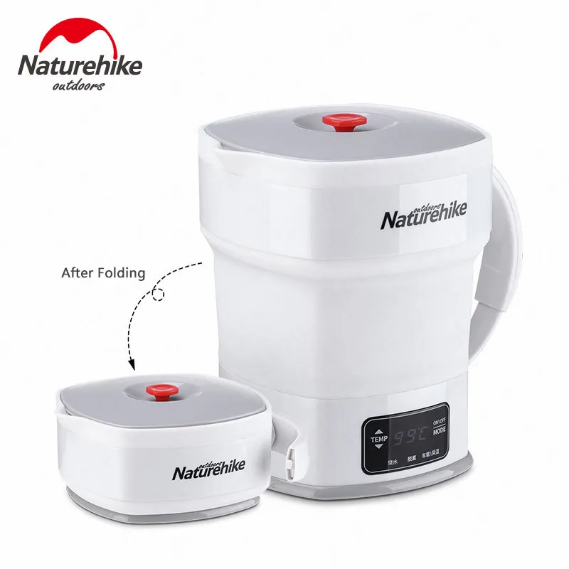 Naturehike Car Electric Kettle 800ml Camping Tableware Portable Folding Thermal Insulation Water Travel Office | Спорт и развлечения