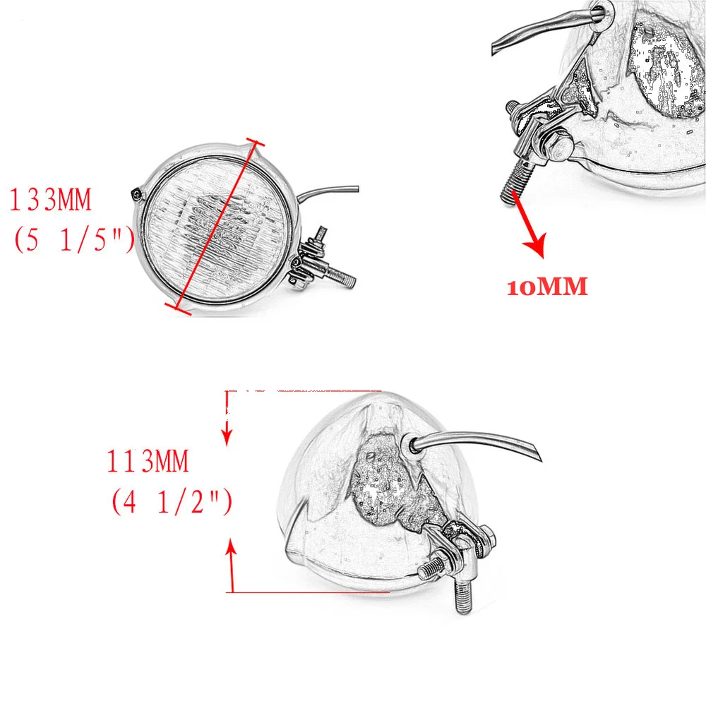 Новый Винтажный антикварный стиль Hi/Lo луч мотоциклетный головной светильник