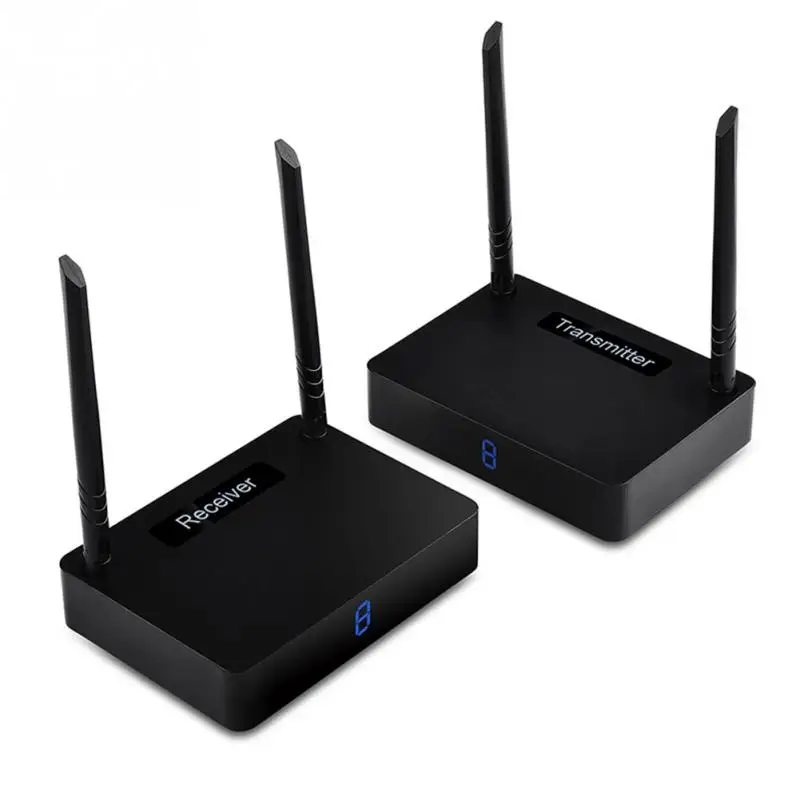 Black MOCH-HD585 беспроводной Hdmi передатчик приемник видео 5,8 ГГц 350 м AV удлинитель отправителя телеприставка с ИК-пультом дистанционного управления(U - Цвет: Black