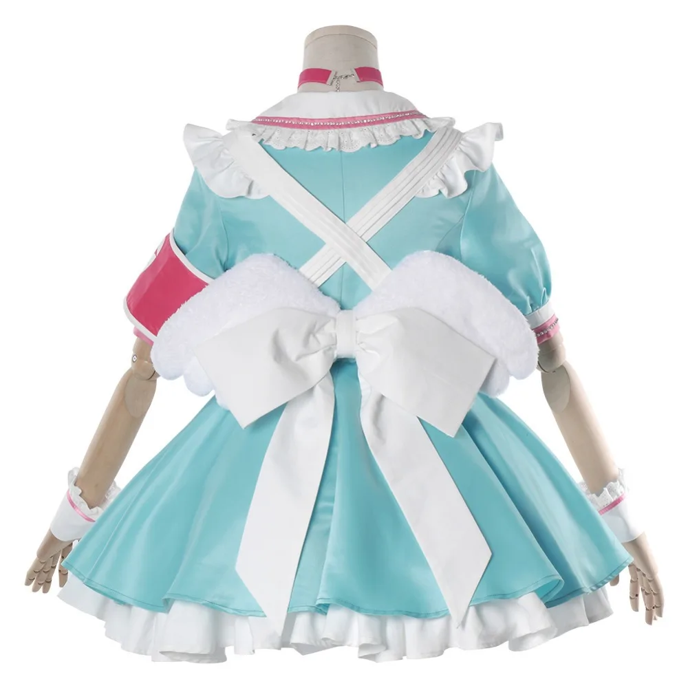 Idolmaster/Костюм Золушки для девочек Yumemi Riamu; платье для девочек; карнавальный костюм на Хэллоуин для женщин