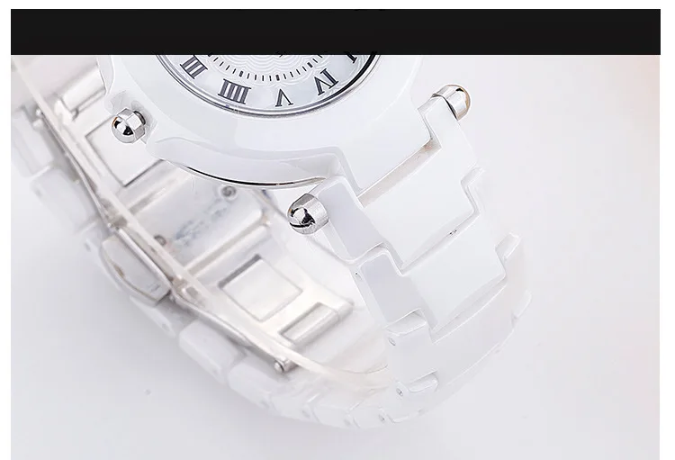 Бизнес Мужские и женские часы 100% КЕРАМИЧЕСКИЕ Кварцевые водонепроницаемые