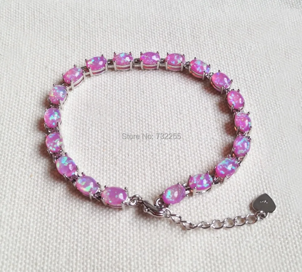 Модные браслеты 7 5 дюймов с белым огненным опалом для женщин|bracelet diy|jewelry channelbracelet