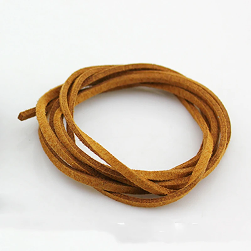 2017 1 м 2.6 мм из искусственного бархата Шнуры веревки кожаный шнур DIY браслет