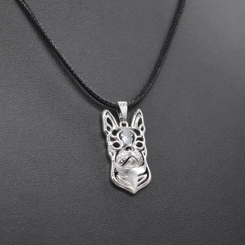 Веревочная цепочка новые модные ожерелья Boston Terrier ювелирные изделия