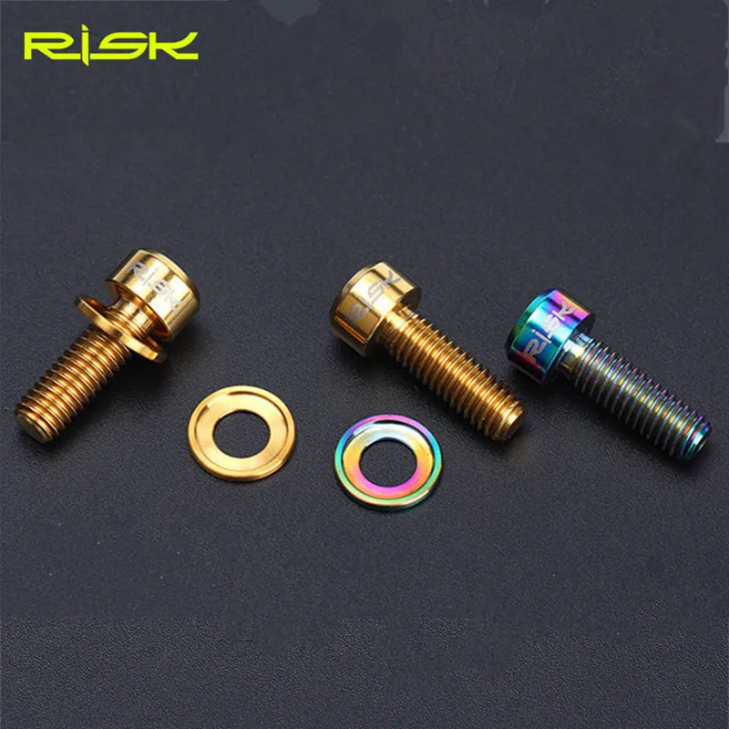 4 комплекта велосипедные дисковые фиксирующие болты с рифленой шайбой