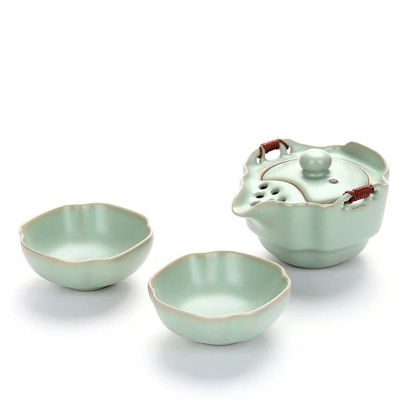 TANGPIN керамический чайник gaiwan чайные чашки портативный дорожный чайный набор с сумкой для путешествий