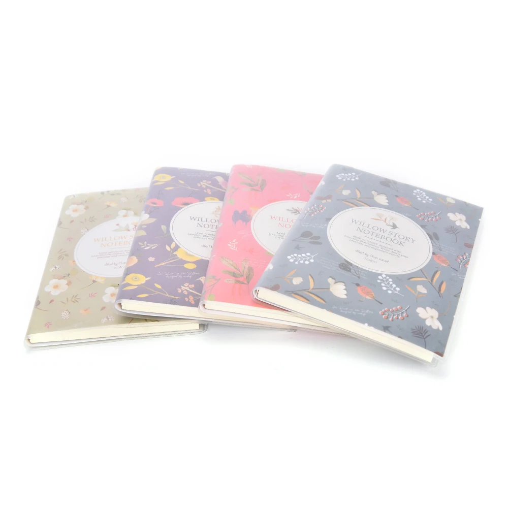 2017 корейский кавайный милый цветочный планировщик еженедельный ежемесячный