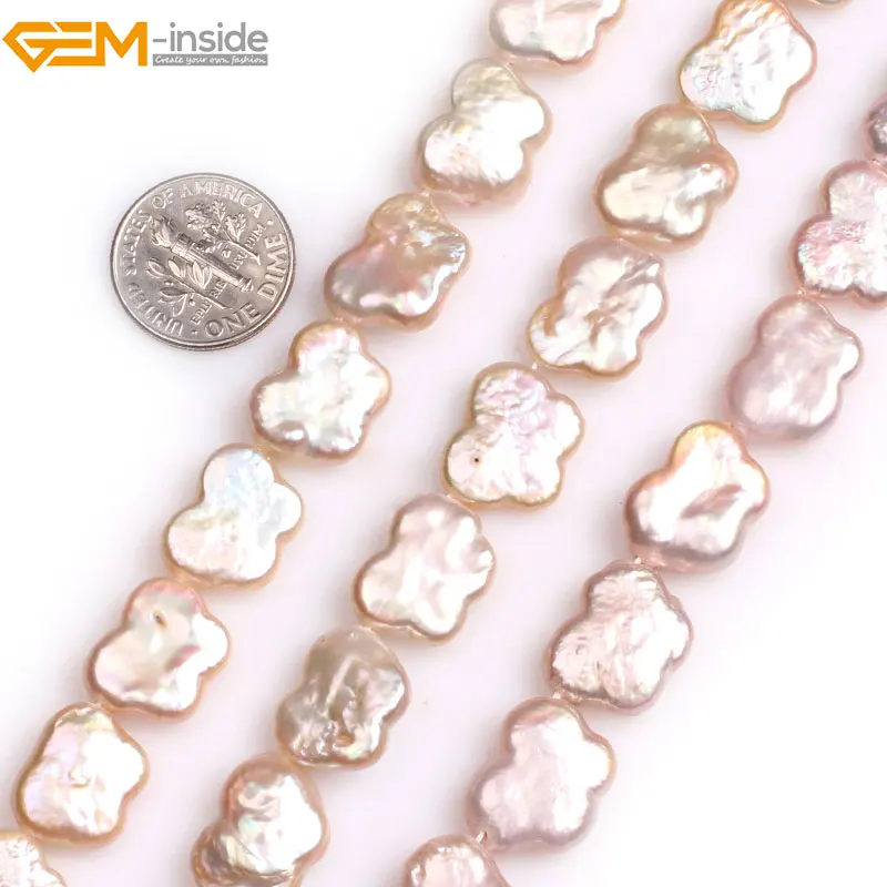 Бусины с жемчугом Эдисона в форме бабочки 15 дюймов | Украшения и аксессуары