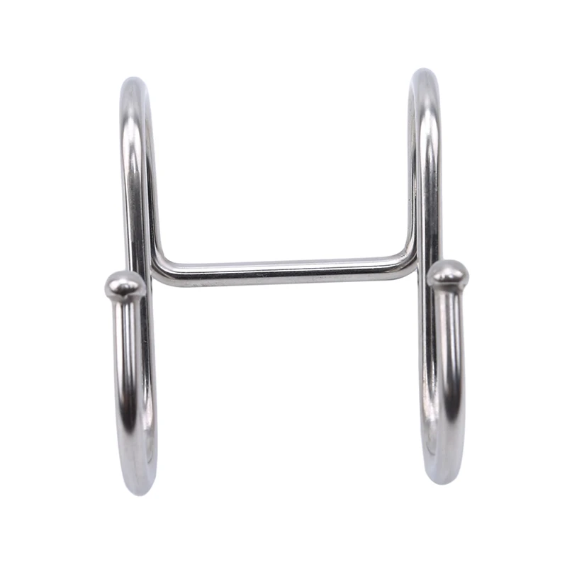 Двухсторонний настенный крючок типа s для кухни из серебристой нержавеющей стали