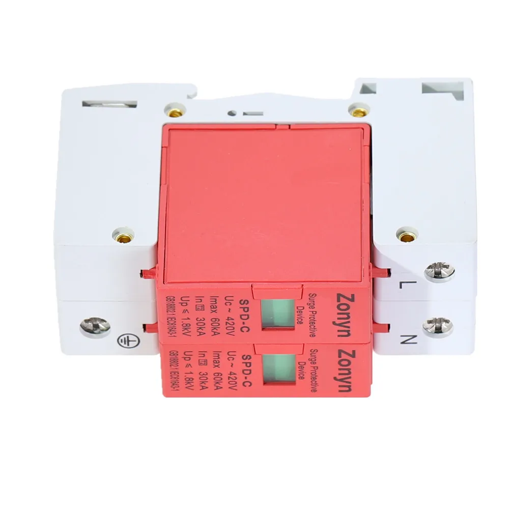 Защитное устройство от перенапряжения высокое качество 2P SPD 420V 30KA ~ 60KA House|house surge