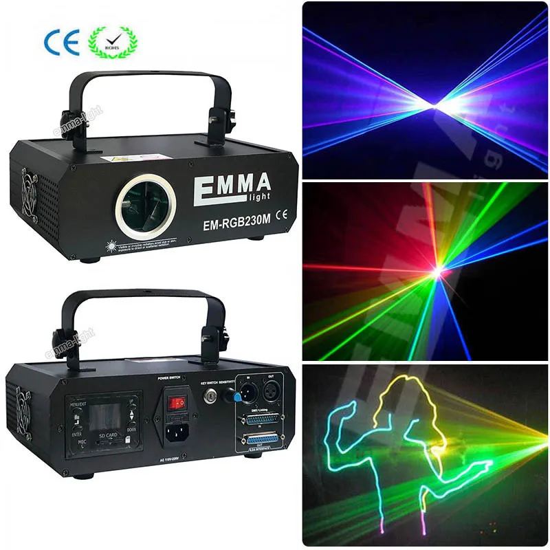 500 МВт красный зеленый синий RGB многоцветный ilda dmx лазерный луч Анимация сканирование DJ диско Вечерние Декорации для сцены лазерный светильник