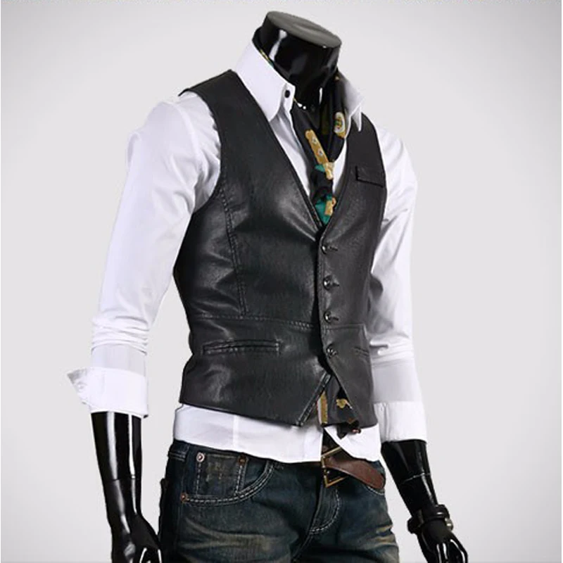 Мужчины 2017 Повседневная Жилеты Жилет Без Рукавов Новая Мода Мужской Костюм