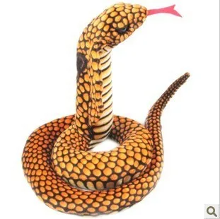 

stuffed simulation animal cobra 25cm snake plush toy soft doll b9695
