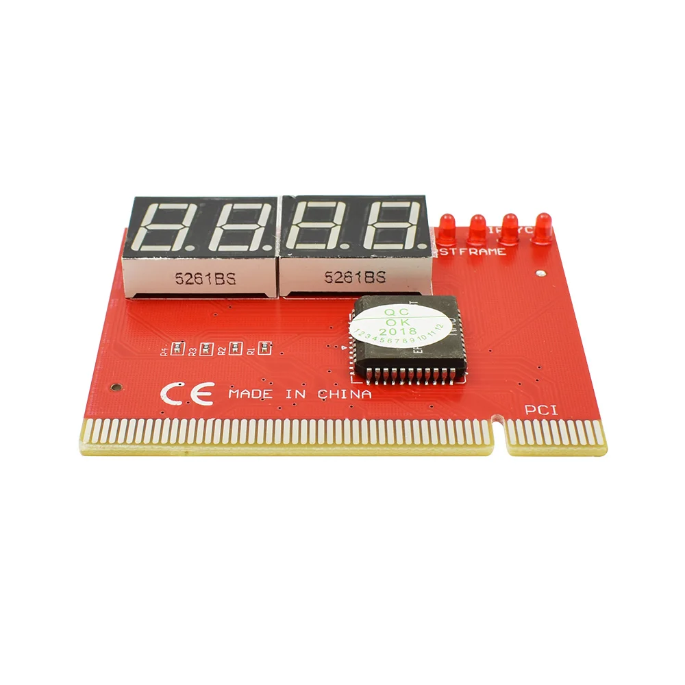 ThundeaL компьютер PCI открытка материнская плата 4 цифровой СВЕТОДИОДНЫЙ дисплей