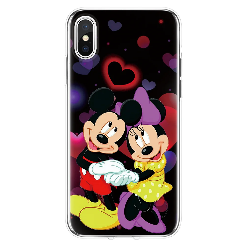 mnqkbws ТПУ мягкий милый чехол с рисунком для iPhone 7 8 Plus 11 Pro 6 6S XR 5S 5C 4 4S SE для Funda iPhone XS Max чехол Крышка корпуса ля iPhone X - Цвет: mnqkbws
