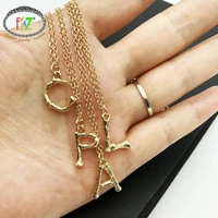 f j4z hot mini letters necklaces fashion trendy design a z 26 letters pendant necklaces short initials collar necklace dropship