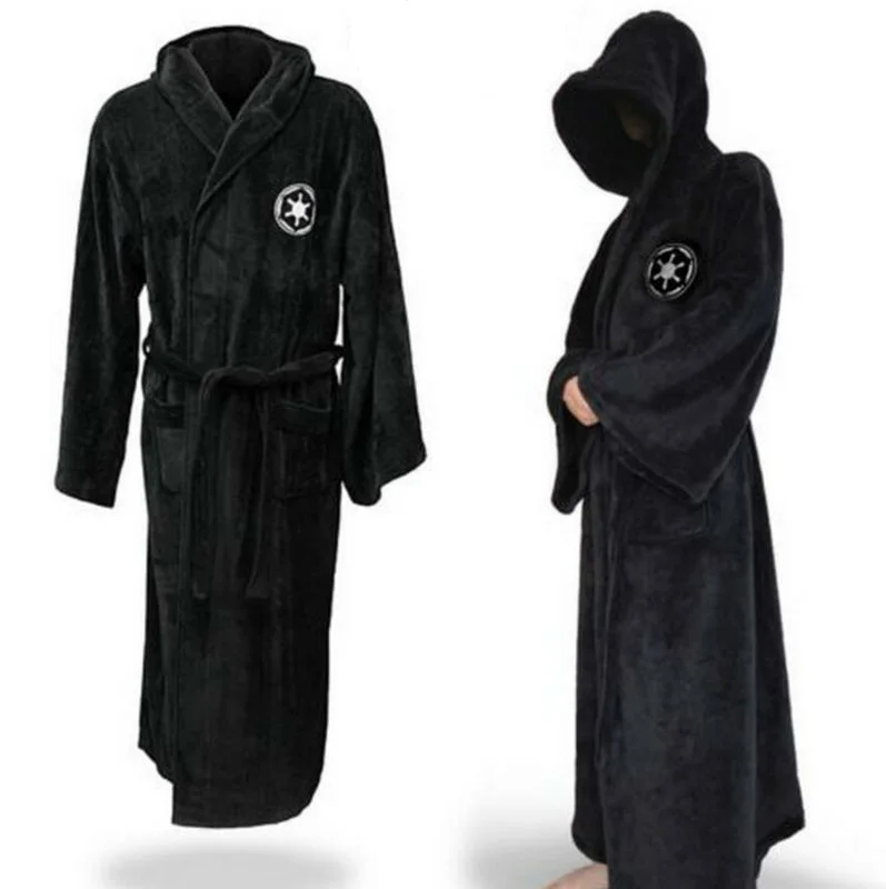 Для взрослых Звездные войны коричневый джедай черный Sith спальный халат мужской Халат накидка костюм для отдыха