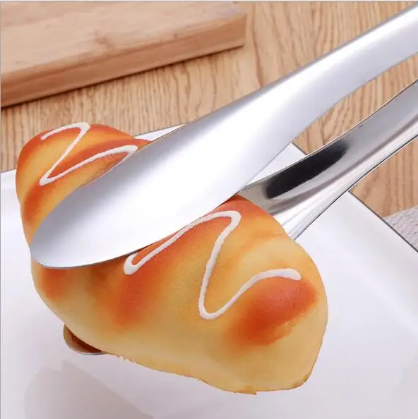 1 шт. высокое качество антипригарные кухонные щипцы для барбекю из нержавеющей