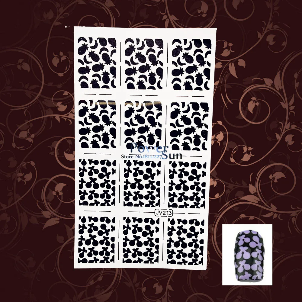 Шаблон PWJV213 для стемпинга ногтей с изображением фруктов|tool meter|tool repairtools bosch |