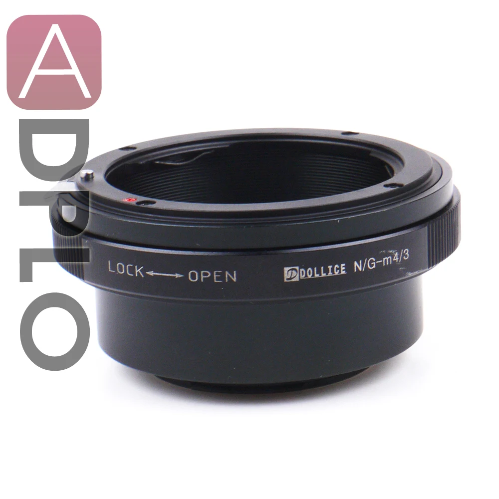 

Dollice Lens Adapter Suit For Nikon F Mount G Lens to Suit for Micro Four Thirds 4/3 Camera for Built-In Iris Control