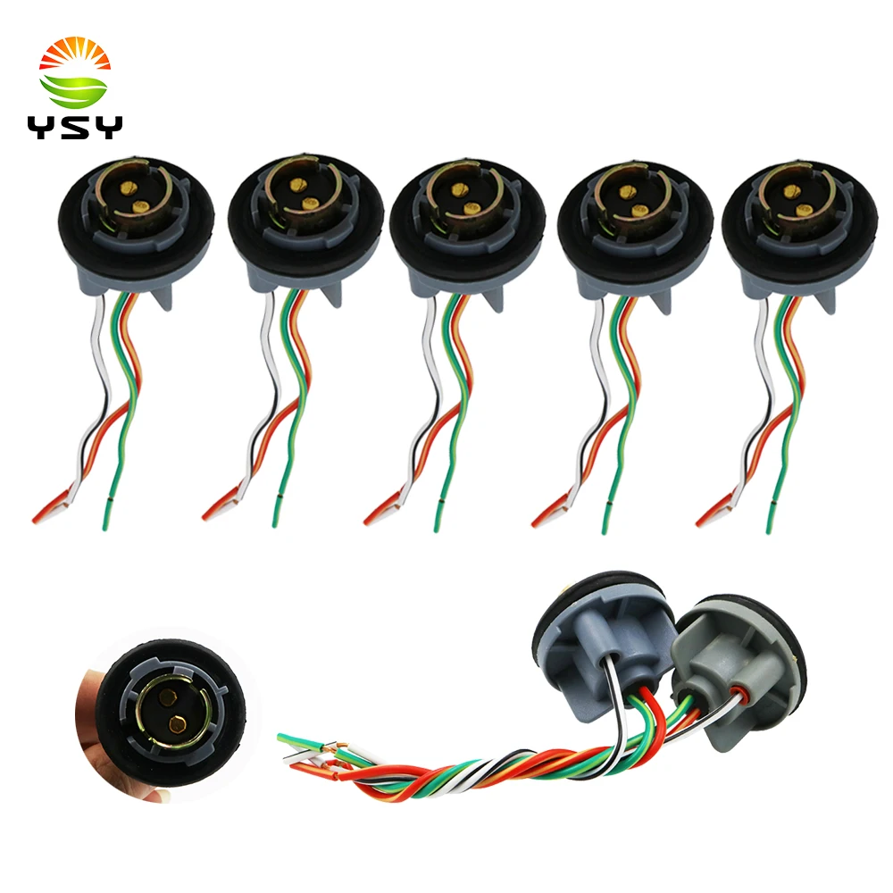 YSY 30 шт. 1157 BAY15D поворотный фонарь тормозной лампы гнездо разъем провода жгуты