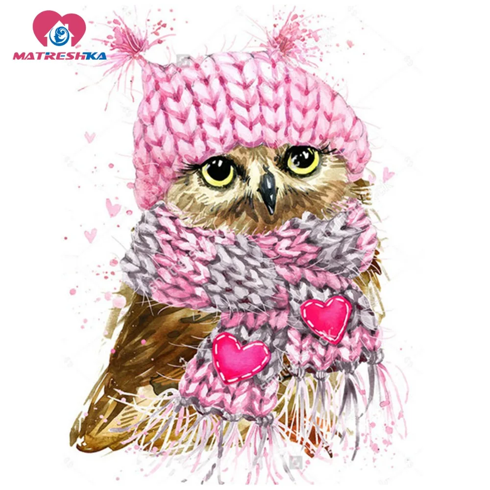 Алмазная Вышивка Мультфильм фотографии Совы из Стразы 5d diy алмазная живопись