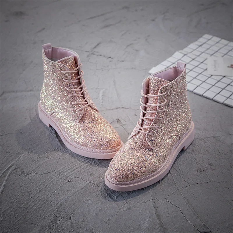 Женские блестящие туфли DRFARGO на шнуровке Размеры 35 39|boots ladies|boots fashionfashion boots |