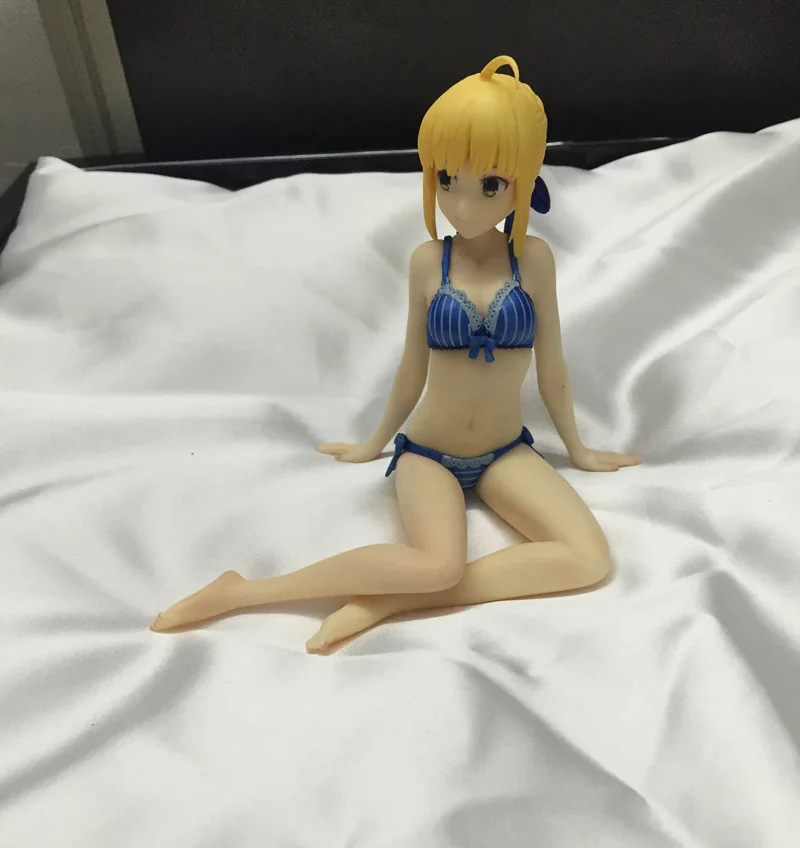 4 шт./компл. Fate/stay Night Fate zero Saber Lily Экстра купальник фигурку ПВХ 18 см Коллекция аниме сексуальная девушка бикини бренд куклы
