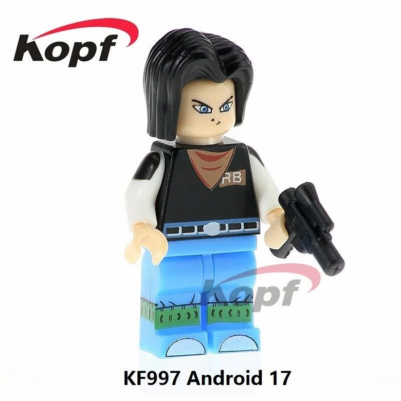 KF997 Without Box Один Супер Герои движущиеся фигурки Dragon Ball Z обычный синий Krilin купюр Вермут будущее Мужские Шорты для купания Золотой фреиза строительные блоки - Цвет: KF997 Without Box