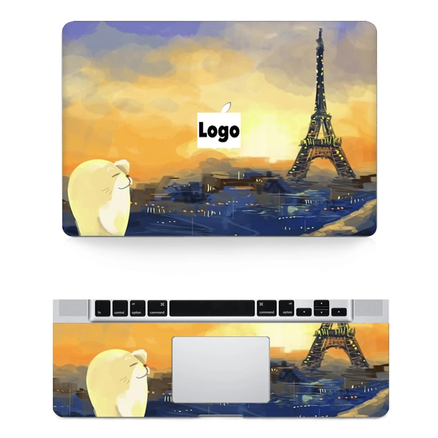 2017 горячий ноутбук Стикеры топ и запястья площадку картина маслом кожи виниловая