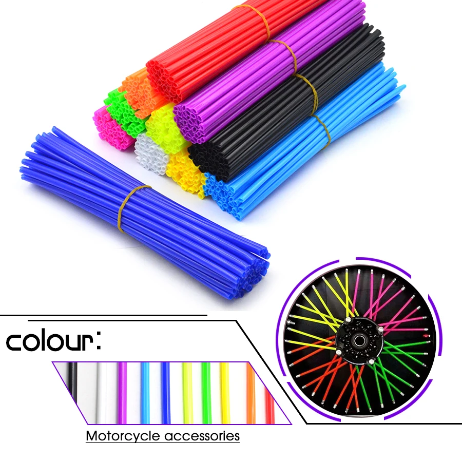 72 шт. обода колеса говорил скины для Стикеры крышка аксессуары мотокросса Байк