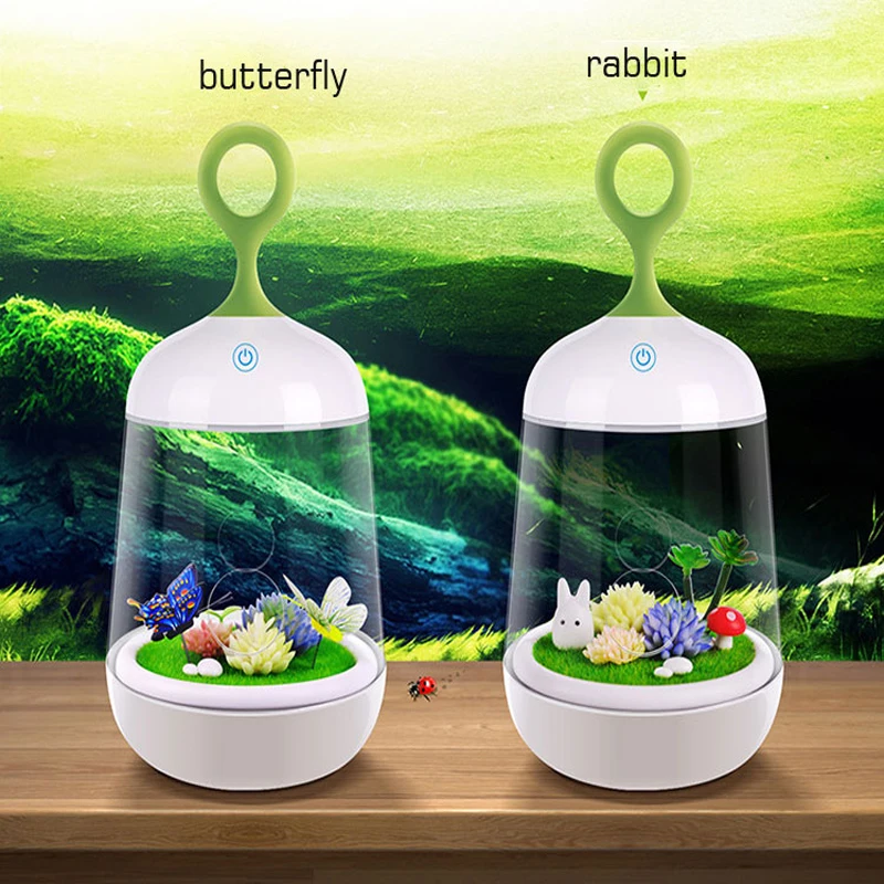 Ночсветильник сделай сам с изображением бабочки и кролика безопасный