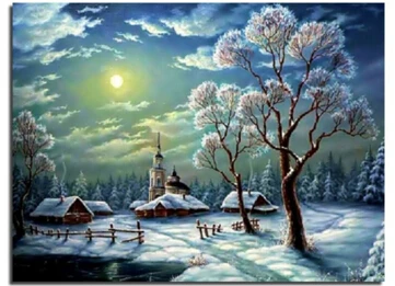 

Scenery Forest Diamond Painting Cross Stitch Full Embroidery Decoration Square/round Drill Christmas Home Decor Sale Kit