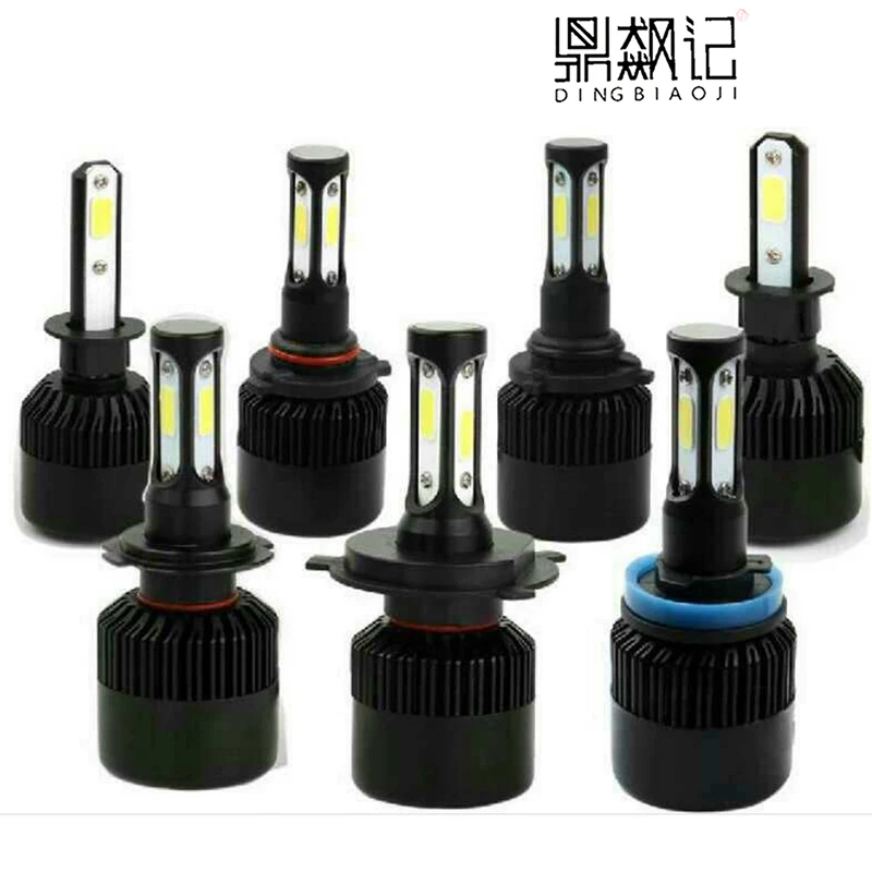 S2 H4 H7 H13 H11 H1 9005 9006 H3 COB светодиодный Del Faro 72 W фары для 8000LM Авто ФАРИ Lampadina Della Luce di Nebbia