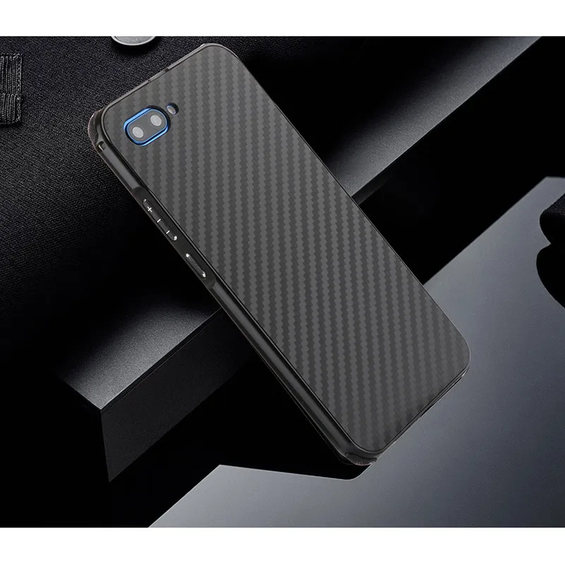Black Для huawei Honor 10 чехол Роскошный Алюминиевый металлический бампер для huawei Honor 10 чехол из углеродного волокна для телефона Honor 10 жесткий чехол металлический корпус - Цвет: Black