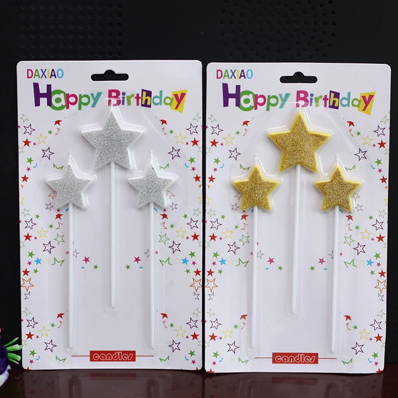 Специальное предложение креативные детские свечи на день рождения Золотая свеча