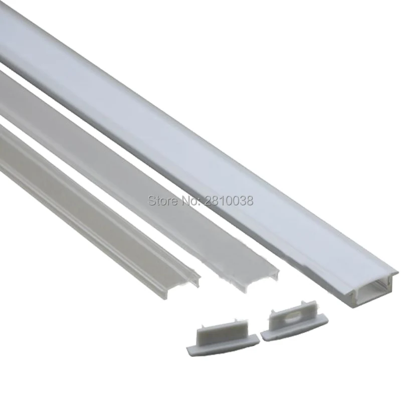 500X2 м наборы/партия заводской рекламный алюминий Профиль для светодиодных