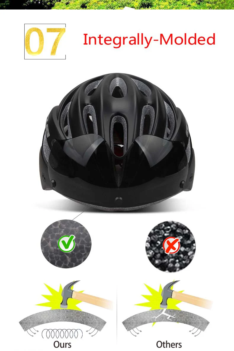 Gub велосипедный шлем цельно-Формованный MTB дорожный гоночный велосипед безопасная Кепка велосипедный шлем с магнитом адсорбционные очки K80 PLUS 58-62