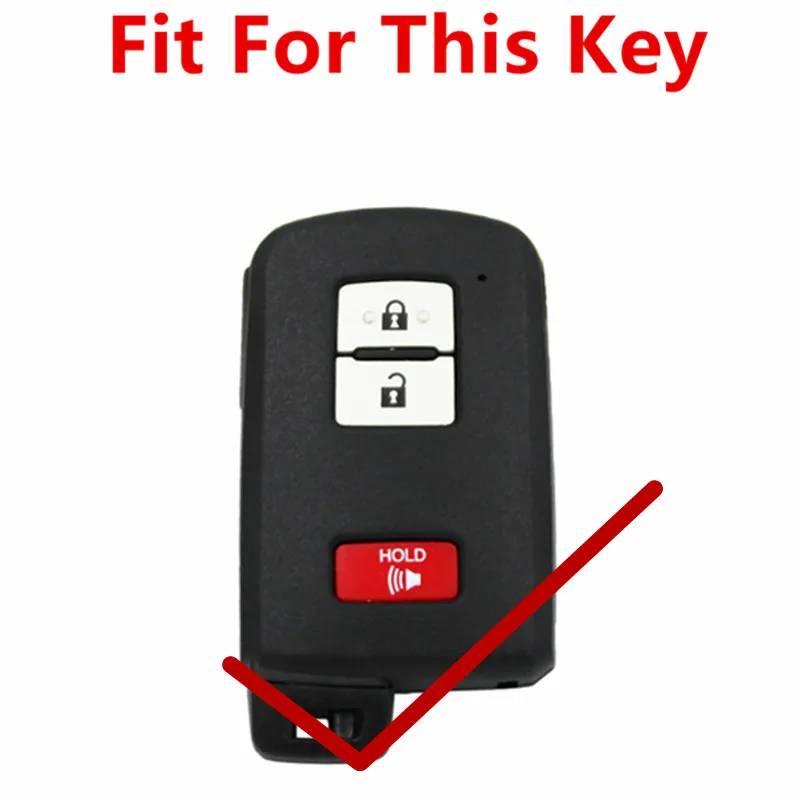 Чехол для смарт ключа FLYBETTER из натуральной кожи чехол Toyota Tacoma/Land круиз/Prius/RAV4