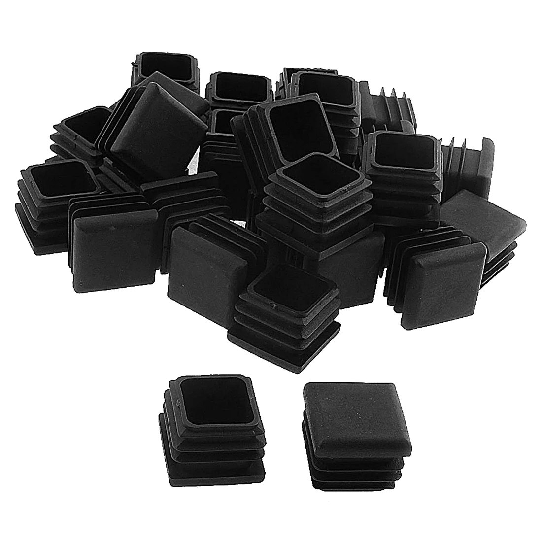 Квадратный стол стул ножка труба вставка крышка 25 мм x 30 шт. черный | Мебель