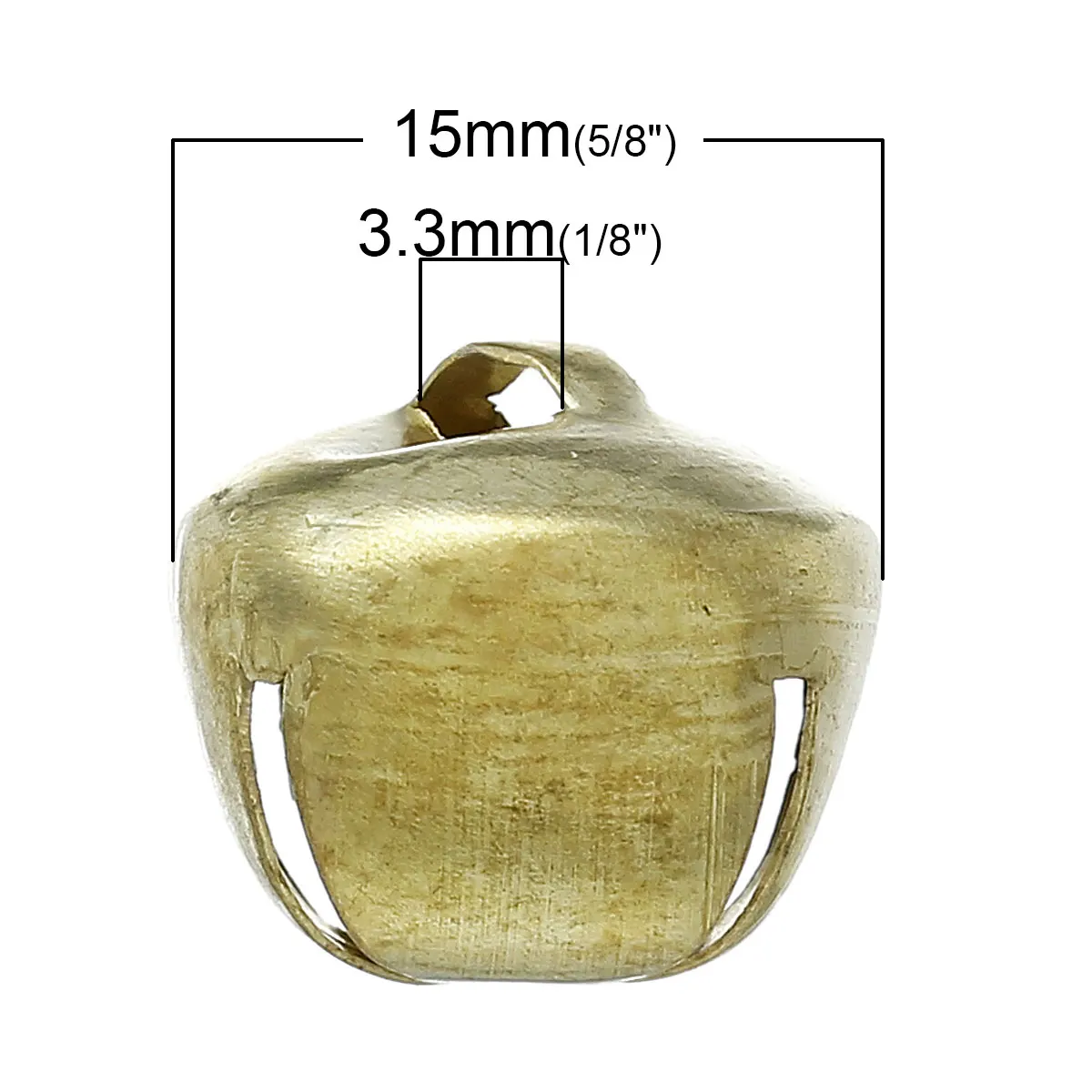 DoreenBeads Alloy Charm Pendants Bell Light Golden 15mm( 5/8&quot) x 1 Piece Hot new | Украшения и аксессуары
