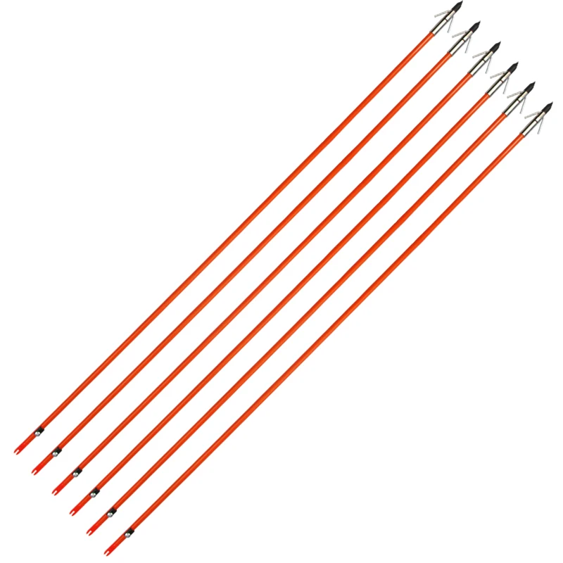 Новый Лук рыболовные стрелы 32 &quotО. Д. 8 мм рыболовная охотничья стрела оранжевая