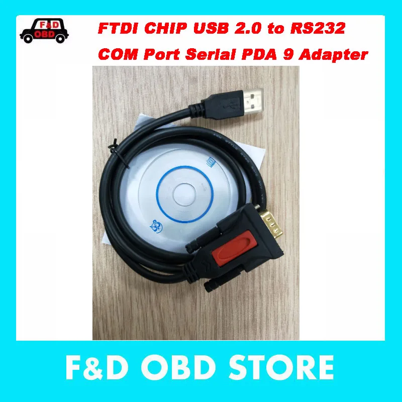Высокое качество FTDI чип USB 2,0 к RS232 COM порт Последовательный PDA 9 адаптер Поддержка MB STAR C3 к RS485 кабель подключения ноутбука