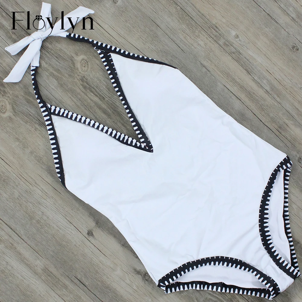 Floylyn купальники Цельный купальник монокини женский пляжный костюм купальный