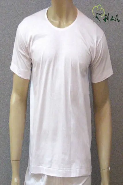 Short sleeve t-shirt Брюс Ли, классическая одежда для боевых искусств, футболка, крыло Чун, кунг-фу, рубашка без рукавов, Классическая униформа, кунг-фу, Хлопковая мужская рубашка - Цвет: Short sleeve t-shirt