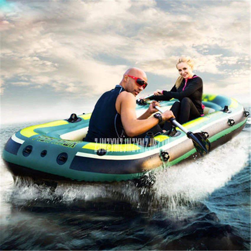 Лодка для 2 х человек Надувная гребная лодка двух взрослых супер утолщенная ПВХ с