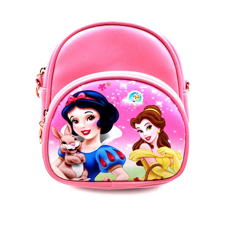 disney мини-платье принцессы дети мешок девочка рюкзак из искусственной кожи мобильный телефон с мультяшками сумка женская сумка ребенок детский сад мешок - Цвет: 4